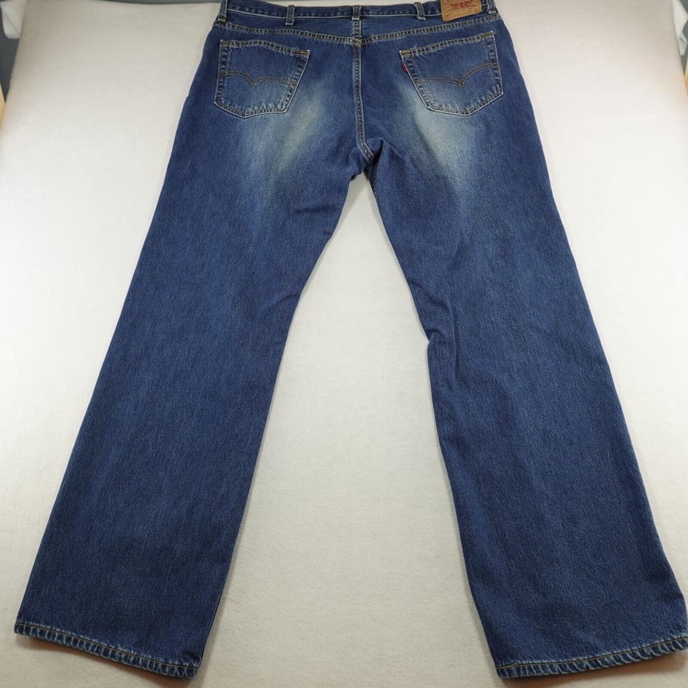 Vintage Y2K Levi's 527 42x32 Act 40x32 Jeans Baggy Wide Leg Skater Grunge Denim‎ - Picture 2 of 16